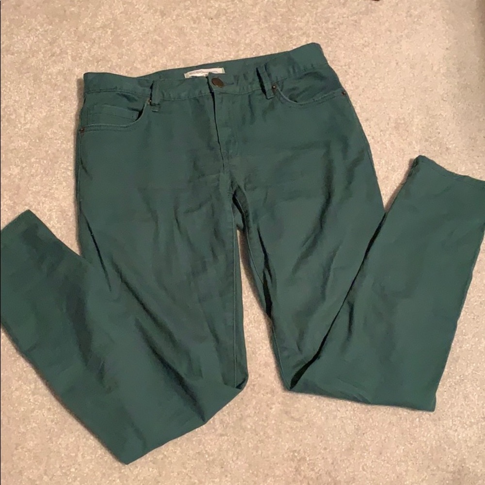 BCBG Generation green skinny jeans